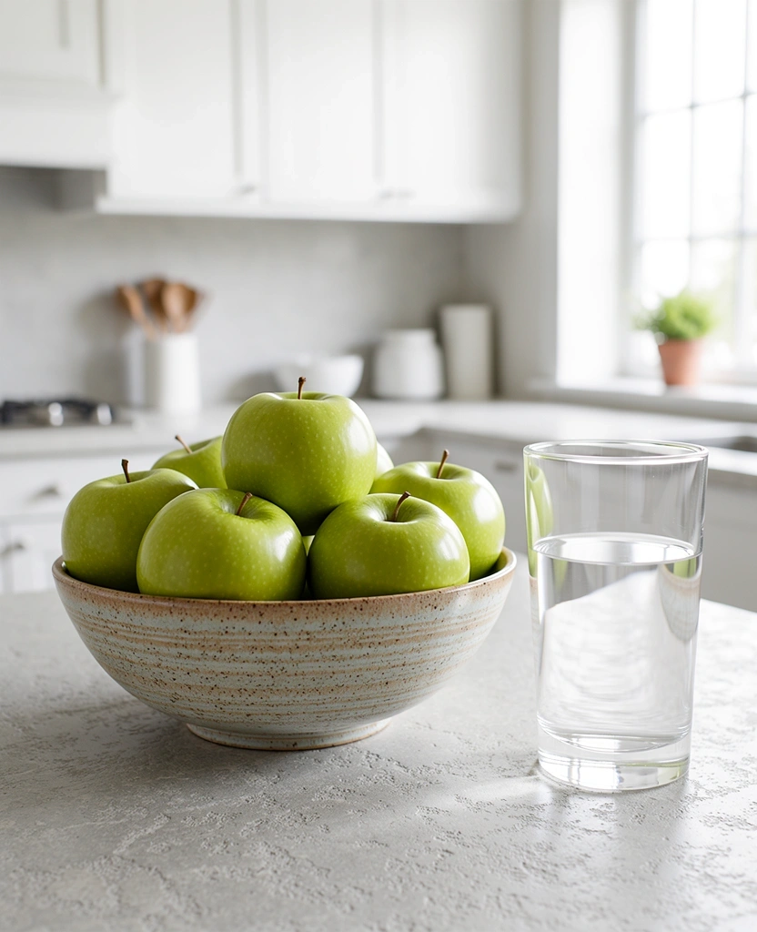 Frische Äpfel in einer Schale